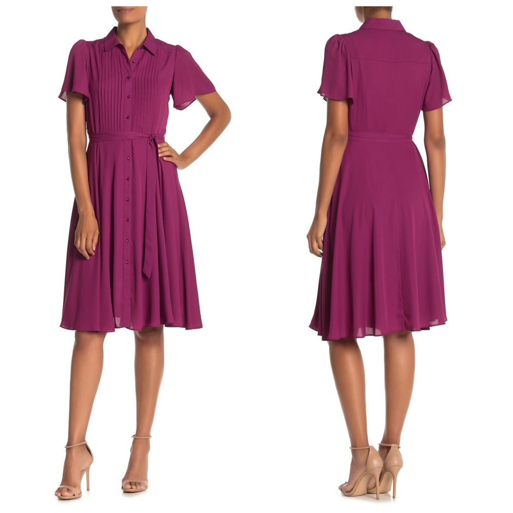 Nanette Lepore Fit Flare Shirt Dress NWT CURVY